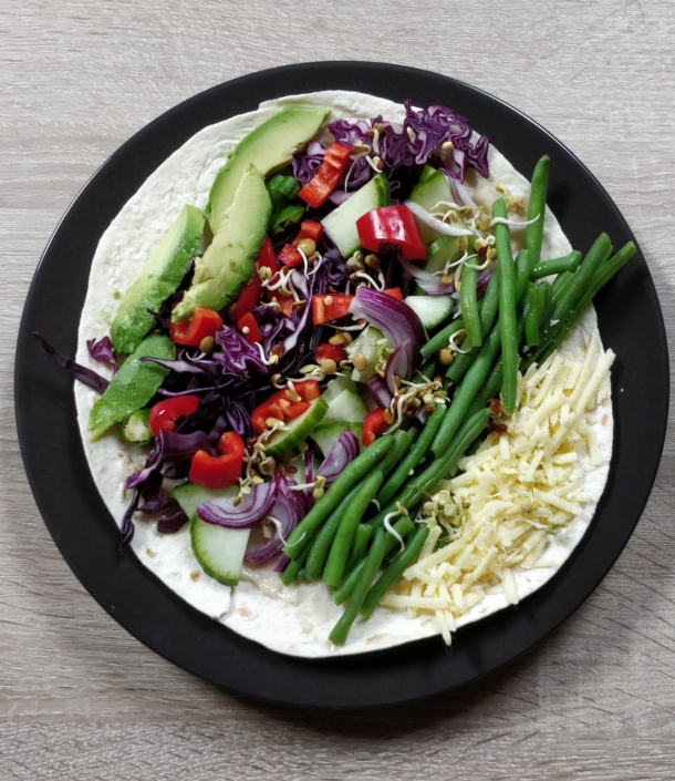 vegane 15 Minuten Wraps
