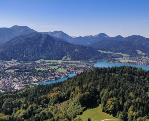 Bergpanorama mit Tegernsee