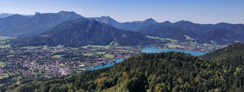 Bergpanorama mit Tegernsee