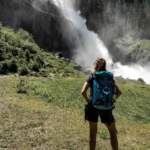 schwanger wandern zu den Krimmler Wasserfällen