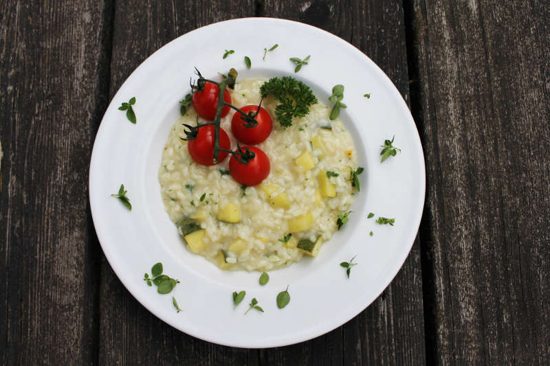 Zucchini-Risotto in der Schwangerschaft