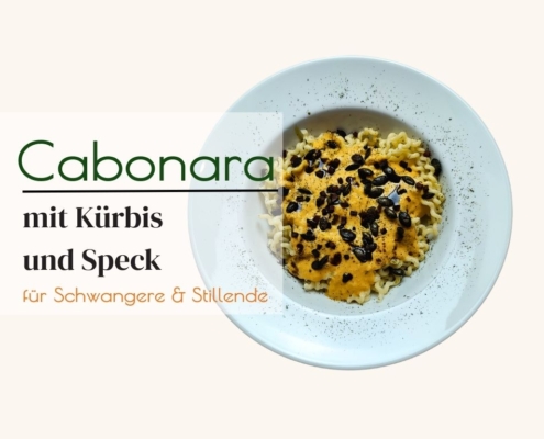 Kürbis Cabonara Rezept für Schwangere