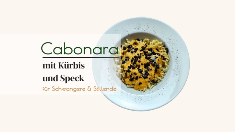 Kürbis Cabonara Rezept für Schwangere