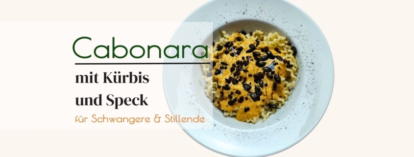 Kürbis Cabonara Rezept für Schwangere