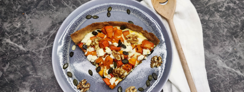 Kürbisquiche mit Feta mein liebste Herbstrezept