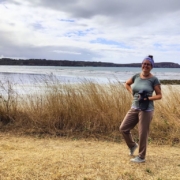 Jahresrückblick 2025_Vero am Strand in Frankreich