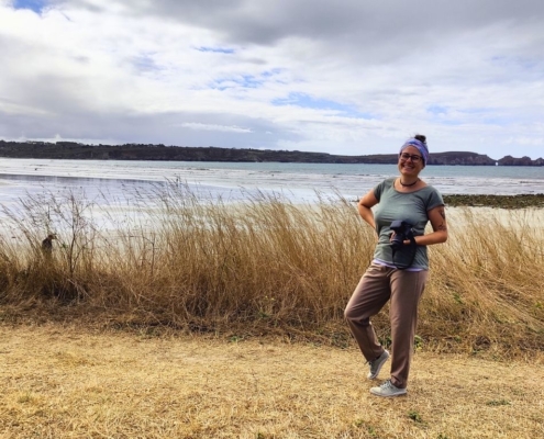 Jahresrückblick 2025_Vero am Strand in Frankreich