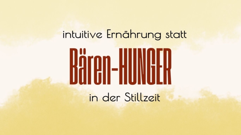 Intuitive Ernährung statt Hunger in der Stillzeit