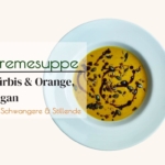 Rezept vegane Kürbissuppe mit Orange und Ingwer