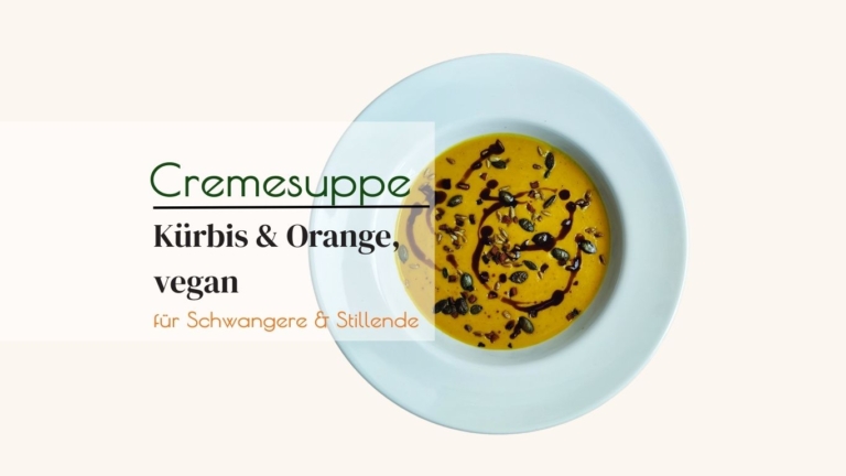 Rezept vegane Kürbissuppe mit Orange und Ingwer