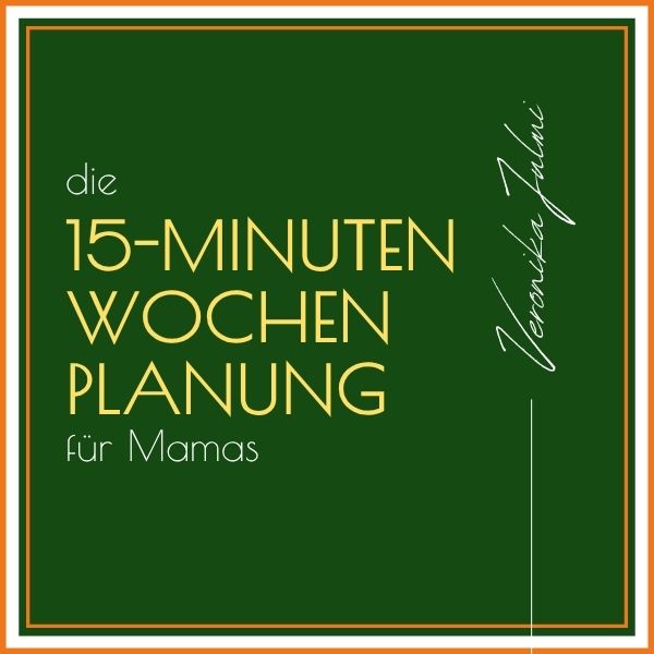 15 Minuten Wochenplanung titelbild freebie