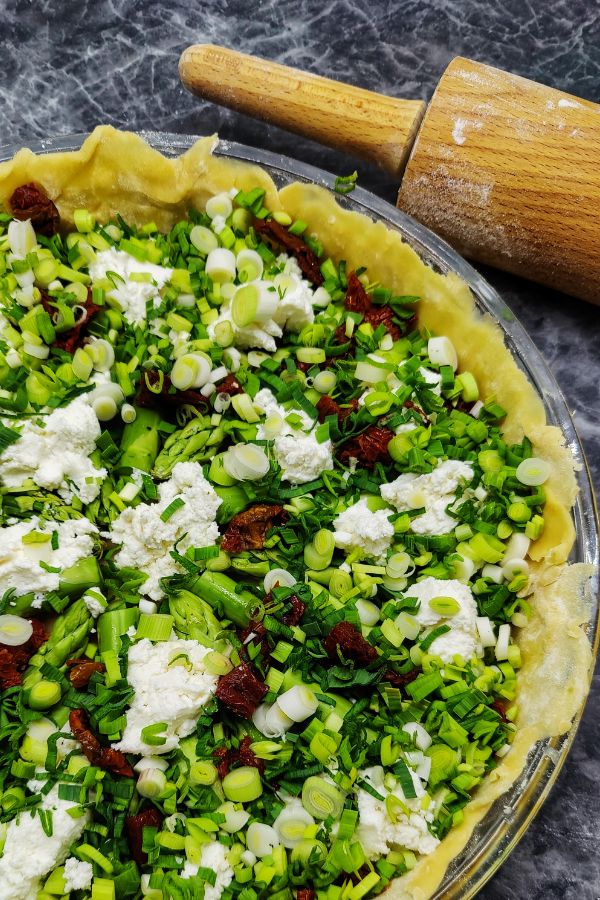 Frühlingsquich Spargelquiche