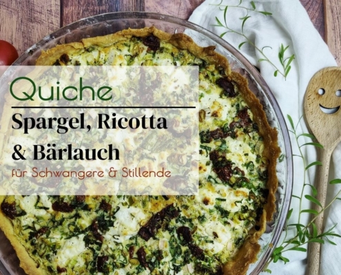 Spargel Quiche mit Bärlauch und Ricotta Rezept für Schwangere
