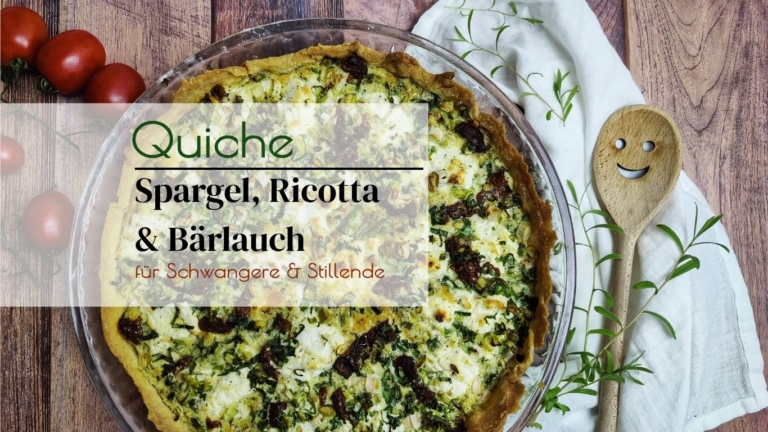 Spargel Quiche mit Bärlauch und Ricotta Rezept für Schwangere