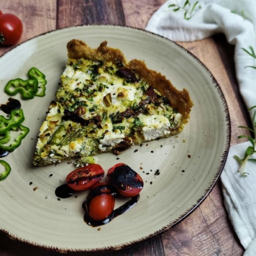 Spargel Ricotta Quiche Rezept