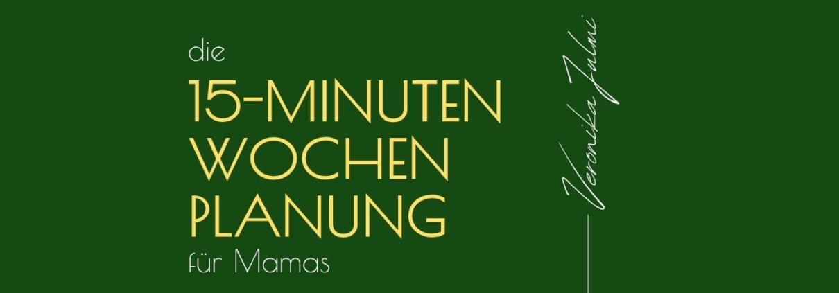 freebie 15 Minuten Wochenplanung Titelbild für Seite