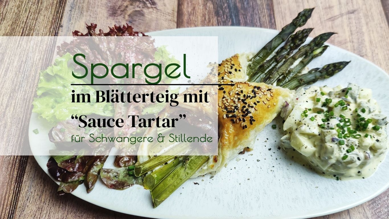 Spargel im Blätterteig: Knusprige Taschen mit cremiger „Sauce Tartar“