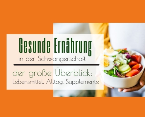 Titelbild Gesunde Ernährung in der Schwangerschaft - richtig essen in der Schwangerschaft