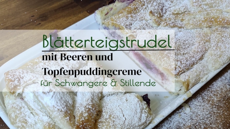 Schneller Blätterteig mit Pudding und Beeren: meine Notfall-Süßigkeit für spontanen Besuch